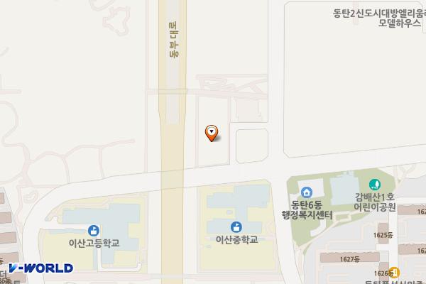 여울동 위치 지도 — 경기도 화성시 동탄구 여울동 990-1