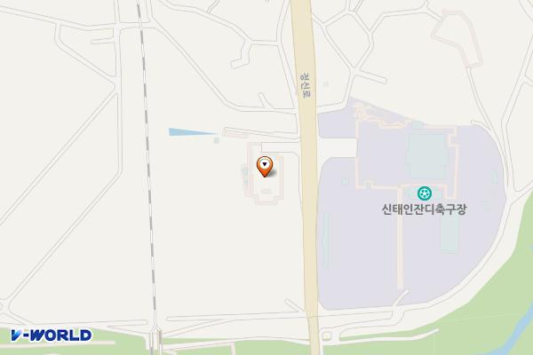 신태인 인조잔디 축구장1 위치 지도 — 전북특별자치도 정읍시 정우면 정신로 1059