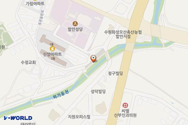 하가등천 위치 지도 — 경기도 화성시 만세구 향남읍 장짐리401-9(평리29-1)