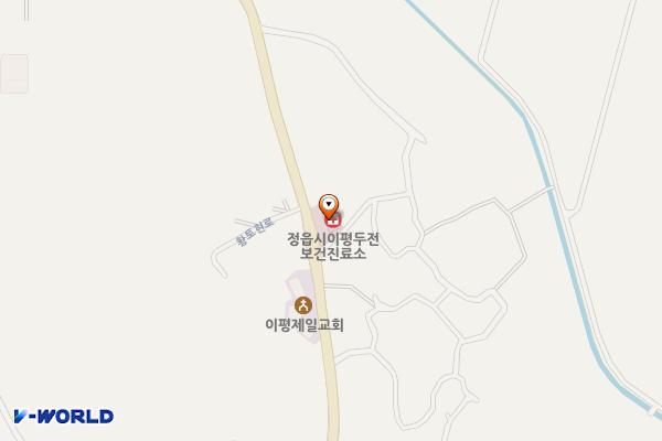 두전보건진료소 위치 지도 — 전북특별자치도 정읍시 이평면 황토현로 113  (365-1)