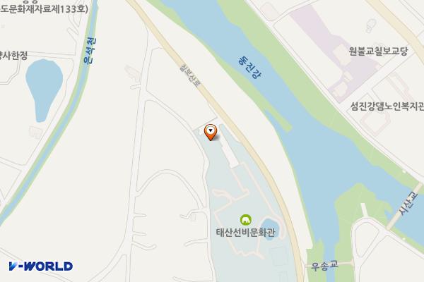 태산 선비문화 사료관 위치 지도 — 전북특별자치도 정읍시 칠보면 칠보산로 1507