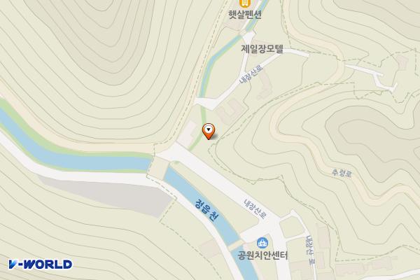 내장터미널 위치 지도 — 전북특별자치도 정읍시 내장동46-29