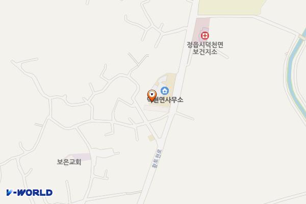 덕천면사무소 위치 지도 — 전북특별자치도 정읍시 덕천면 황토현로 848  (502-6)