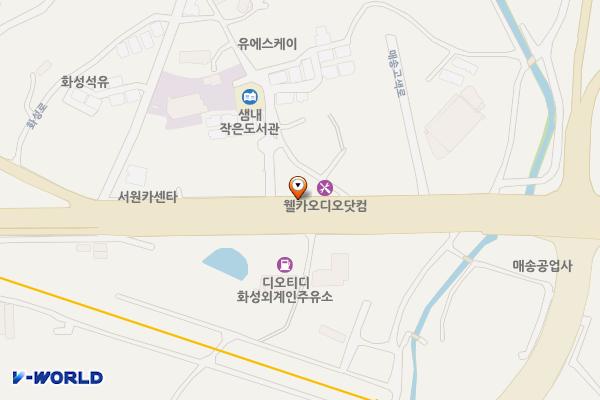 천천리 위치 지도 — 경기도 화성시 효행구 매송면 천천리219-7