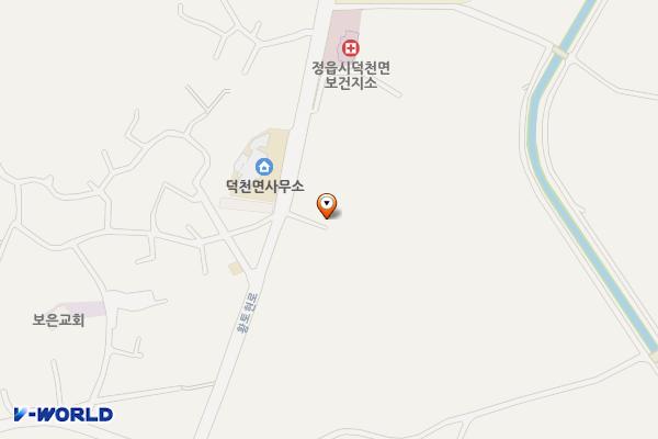 덕천종합복지회관 위치 지도 — 전북특별자치도 정읍시 덕천면 황토현로 849  (558-1)