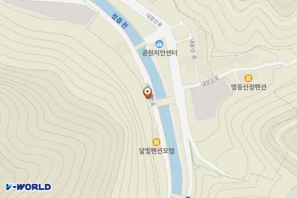 내장산국립공원화장실(신선교옆) 위치 지도 — 전북특별자치도 정읍시 내장동52-13