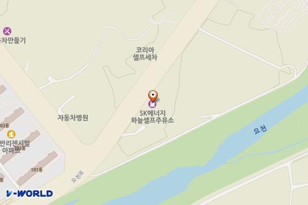 sk하늘셀프주유소 위치 지도 — 전북특별자치도 남원시 요천로 1754