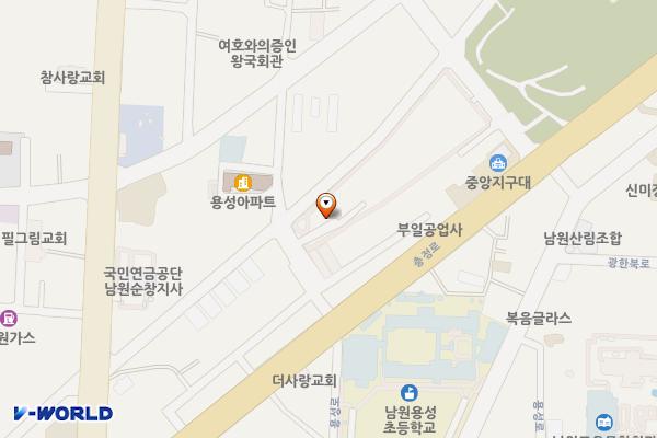 우수저류장 생활체육공원 위치 지도 — 전북특별자치도 남원시 붕맛길 26 (동충동)