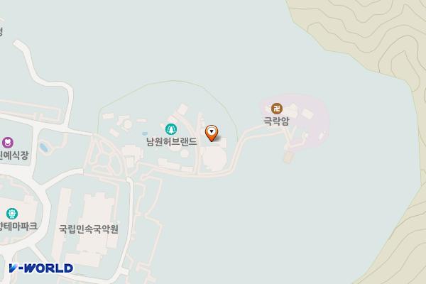 남원랜드 밑 위치 지도 — 전북특별자치도 남원시 양림길 58-13