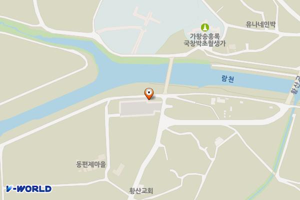 황산대첩비지 위치 지도 — 전북특별자치도 남원시 운봉읍 가산화수길 71