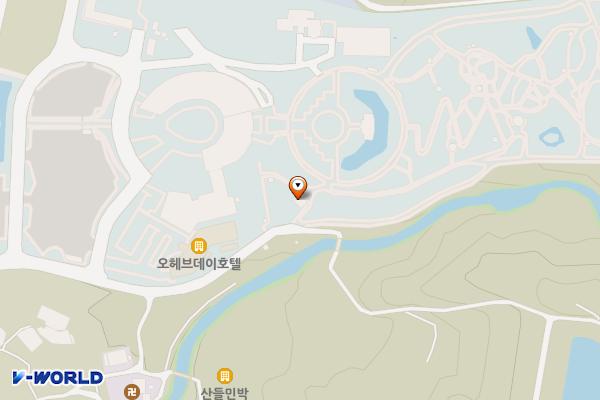 허브밸리(원형광장) 위치 지도 — 전북특별자치도 남원시 운봉읍 바래봉길 210-14
