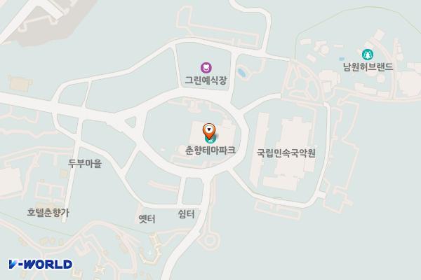 춘향문화예술회관 밖 위치 지도 — 전북특별자치도 남원시 양림길 43