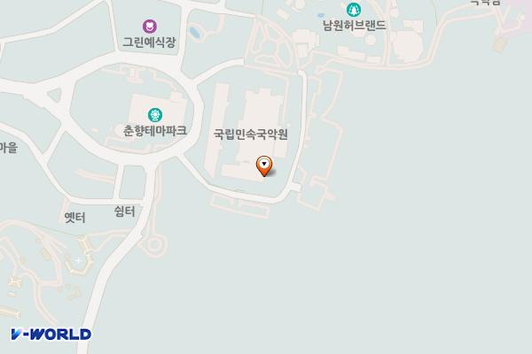 국악원 옆 위치 지도 — 전북특별자치도 남원시 양림길 54