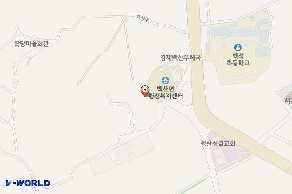 백산농협주유소 위치 지도 — 전북특별자치도 김제시 백산면 학당길 26