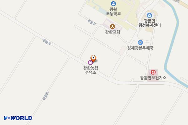 광활농협주유소 위치 지도 — 전북특별자치도 김제시 광활면 광활로 470