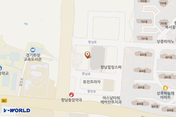향남환승터미널 위치 지도 — 경기도 화성시 만세구 향남읍 향남로 424