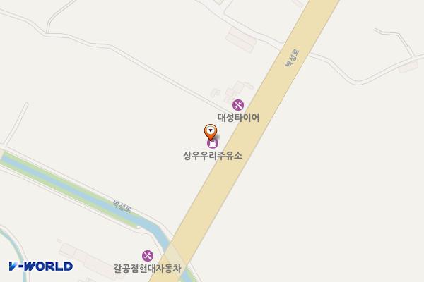 (유)상우 우리주유소 위치 지도 — 전북특별자치도 김제시 벽성로 323 (서암동)