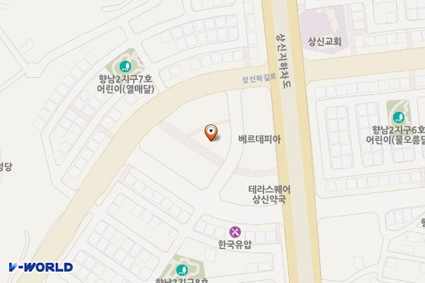 향남2지구상신리 위치 지도 — 경기도 화성시 만세구 향남읍 상신리1294-3