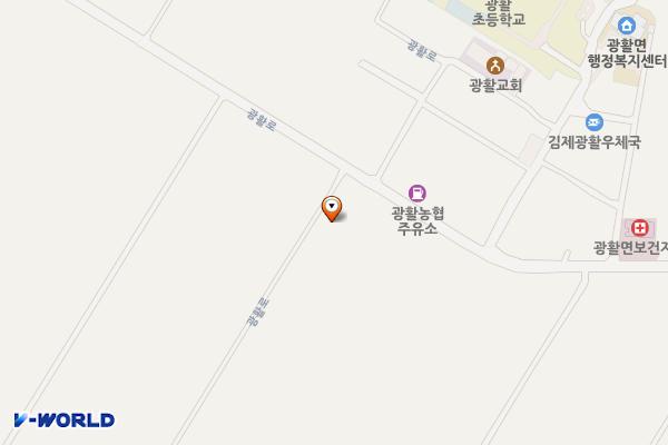 광활농협 위치 지도 — 전북특별자치도 김제시 광활면 광활로 465 (옥포리)