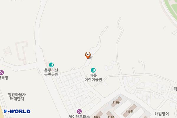 발안배수지진입로 위치 지도 — 경기도 화성시 만세구 향남읍 발안리51-1