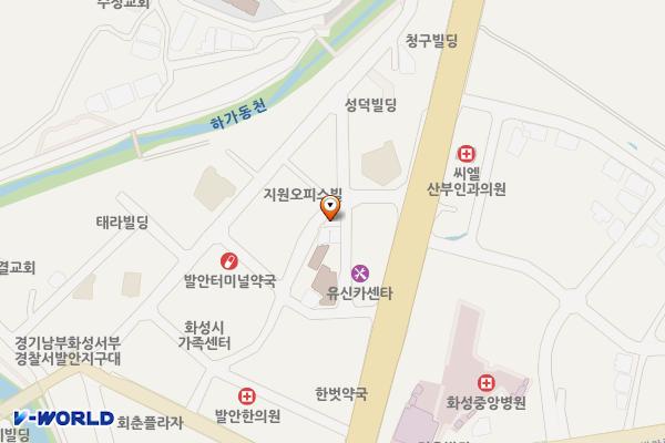 발안만세시장 위치 지도 — 경기도 화성시 만세구 향남읍 평1길 12-8