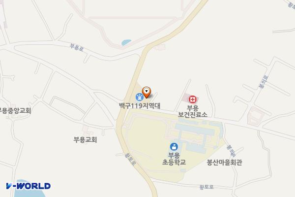 백구119지역대 위치 지도 — 전북특별자치도 김제시 백구면 황토로 1038 (월봉리)