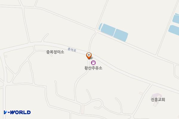 황산주유소 위치 지도 — 전북특별자치도 김제시 황산면 용마로 296