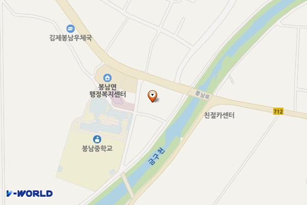 동김제농협 봉남지점 위치 지도 — 전북특별자치도 김제시 봉남면 남주2길 97