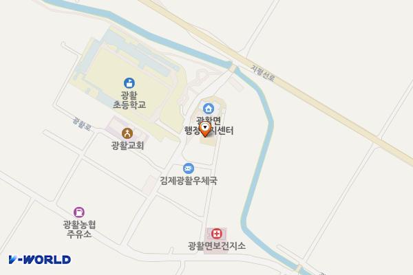 광활치안센터 위치 지도 — 전북특별자치도 김제시 광활면 광활11길 38