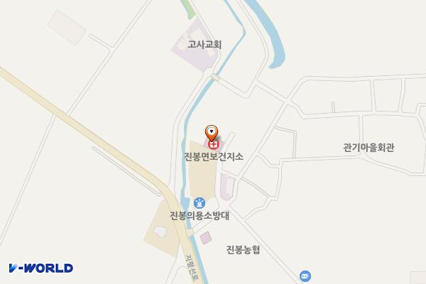 진봉보건지소 위치 지도 — 전북특별자치도 김제시 진봉면 진봉1길 15-7 (고사리, 진봉면보건지소)