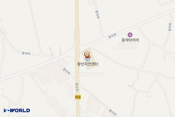 김제경찰서 황산치안센터 위치 지도 — 전북특별자치도 김제시 황산면 용마로 124 (봉월리)