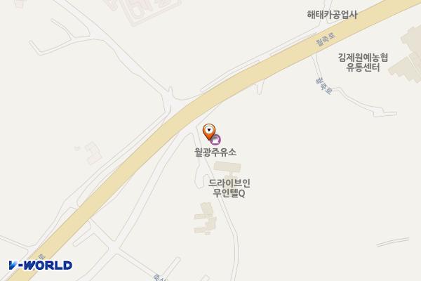 월광주유소 위치 지도 — 전북특별자치도 김제시 진남길 7 (연정동)