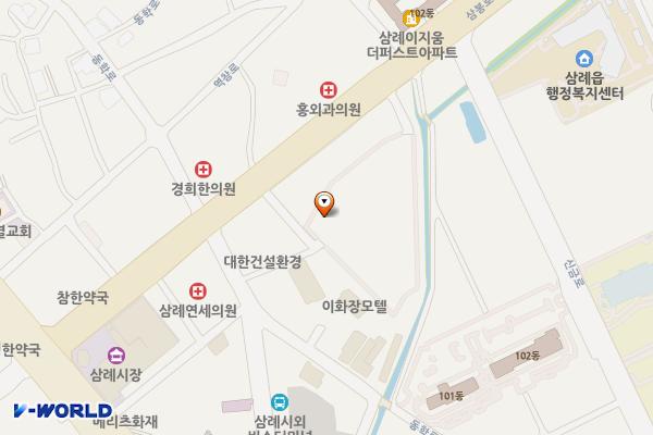 삼례공영주차장 위치 지도 — 전북특별자치도 완주군 삼례읍 삼례리 898-26