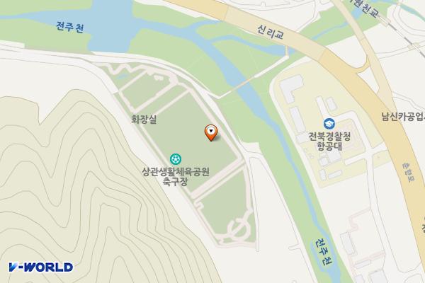 상관생활체육공원 위치 지도 — 완주군 상관면 신리 150