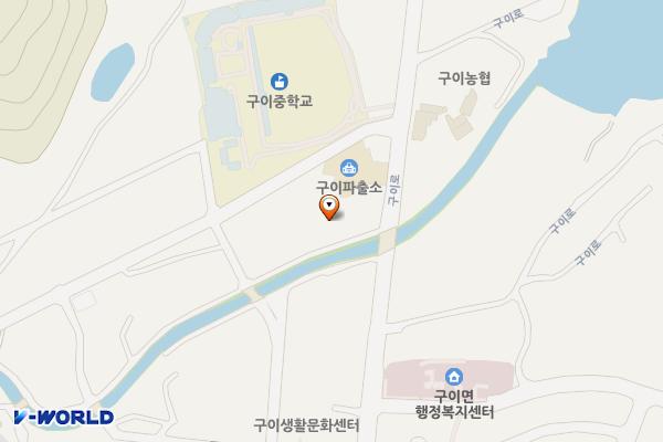 완주구이우체국 위치 지도 — 완주군 구이면 하학길 6