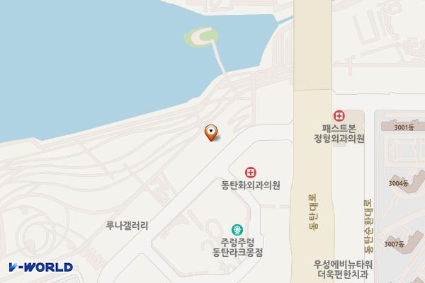 동탄 호수공원 주차타워 위치 지도 — 경기도 화성시 동탄구 송동 724-1