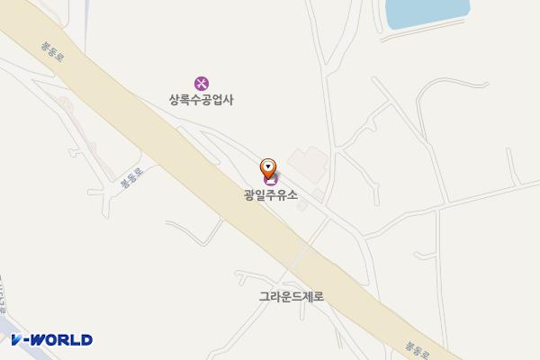 광일주유소 위치 지도 — 완주군 봉동읍 봉동로 516