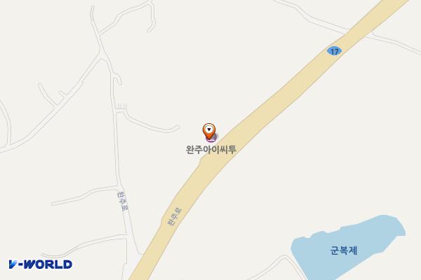 (주)완주아이씨주유소투 위치 지도 — 완주군 봉동읍 완주로 533