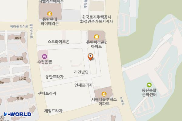 다은제2(노외) 위치 지도 — 경기도 화성시 동탄구 반송동 105