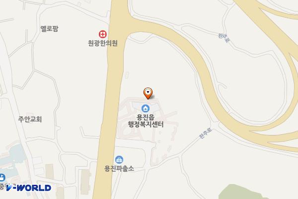 용진 카풀주차장 위치 지도 — 전북특별자치도 완주군 용진읍 용흥리 842