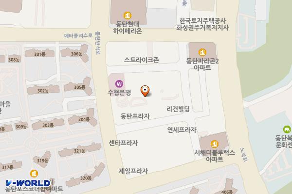 다은(남광장지하) 위치 지도 — 경기도 화성시 동탄구 동탄중심상가1길 21