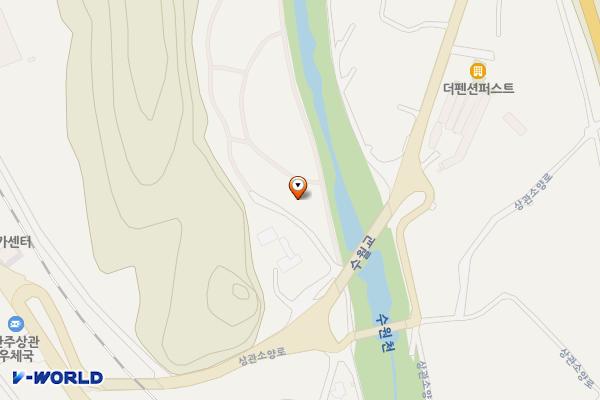 상관 파크골프장 간이화장실 위치 지도 — 전북특별자치도 완주군 상관면 신리 291