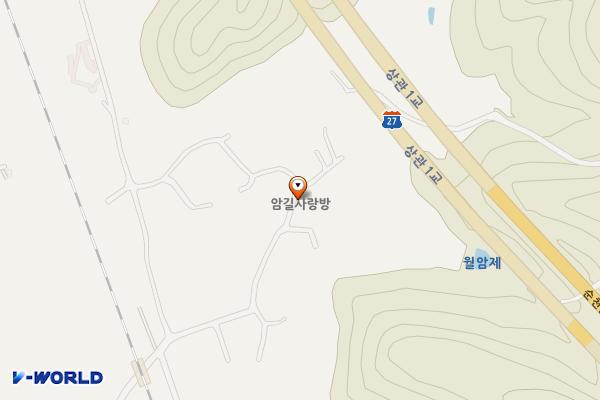 순례길 화장실(간이화장실) 위치 지도 — 전북특별자치도 완주군 상관면 월암길 56