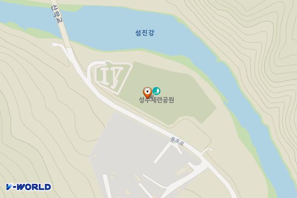 성수면 야구장 위치 지도 — 전북특별자치도 진안군 성수면 용포리 189-19