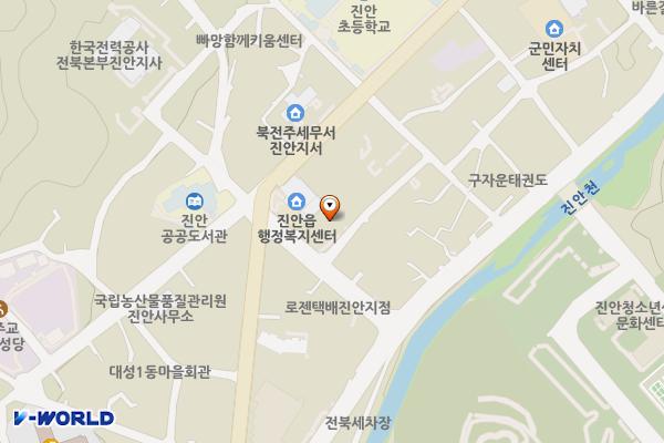 진안문화의집 위치 지도 — 전북특별자치도 진안군 진안읍 대성길5