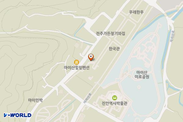 돼지문화체험관 앞 화장실 위치 지도 — 전북특별자치도 진안군 진안읍 단양리 778-4
