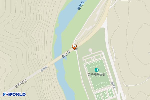 양산교 위치 지도 — 전북특별자치도 진안군 성수면 좌포리 1480-9