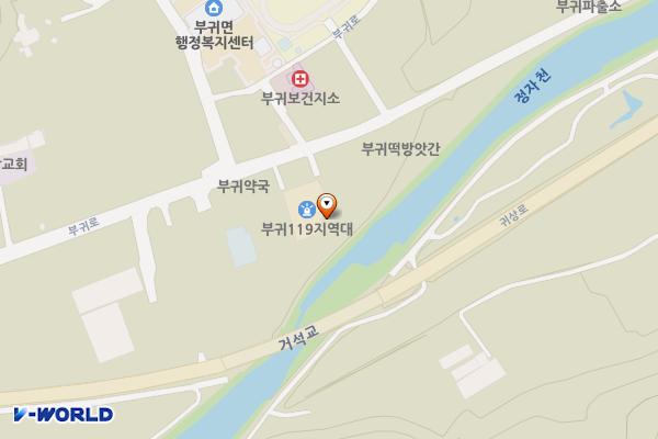 거석리 공중화장실 위치 지도 — 전북특별자치도 진안군 부귀면 부귀로 304-7