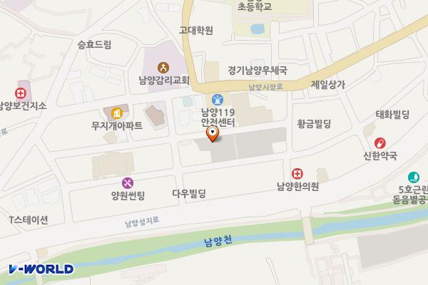 남양읍남양리구도심 위치 지도 — 경기도 화성시 만세구 남양읍 남양리658-2