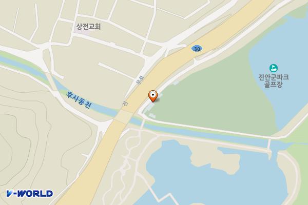 진안파크골프장 위치 지도 — 전북특별자치도 진안군 진무로 1514(운산리 70)
